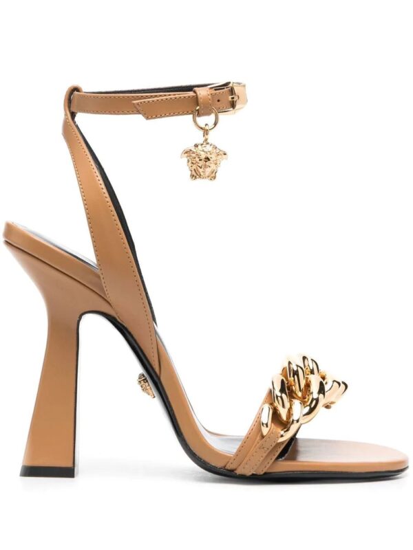 Versace Medusa Chain leather sandals