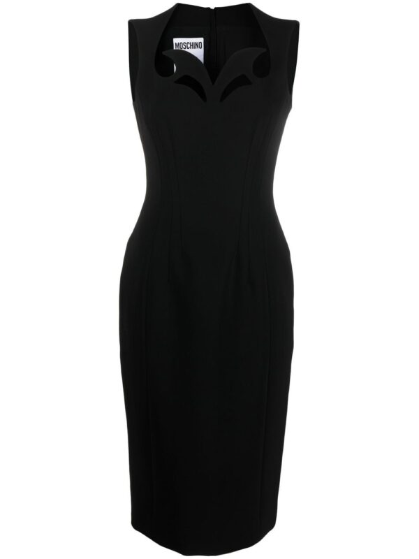 Moschino cut-out detail sleeveless dress