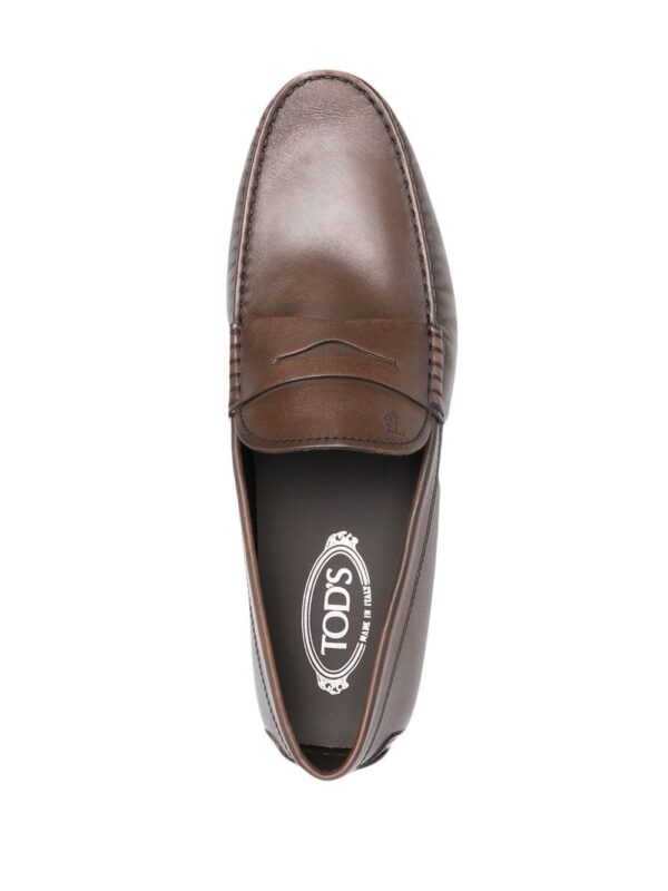 Tod's  embossed-logo detail loafers - Image 4