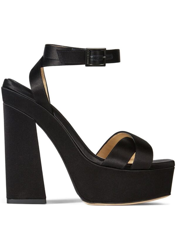 Jimmy Choo  140mm Gaia satin sandals