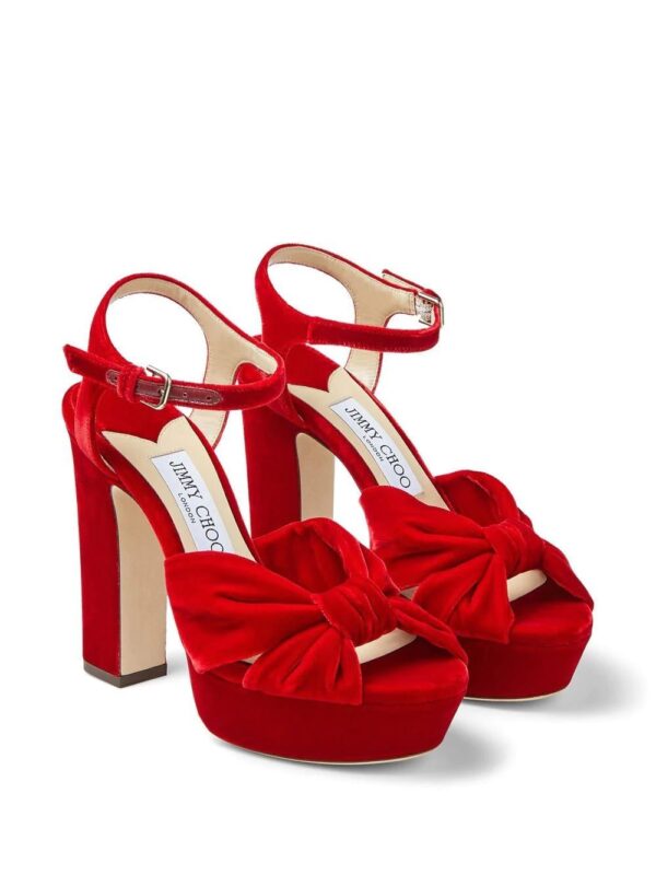 Jimmy choo  120mm Heloise velvet sandals - Image 2