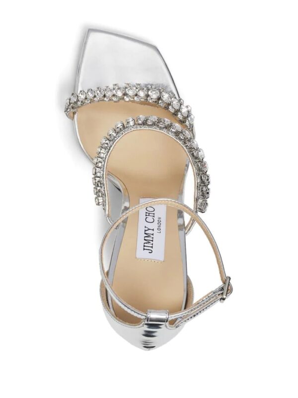 Jimmy Choo  Bing metallic 105mm sandals - Image 4