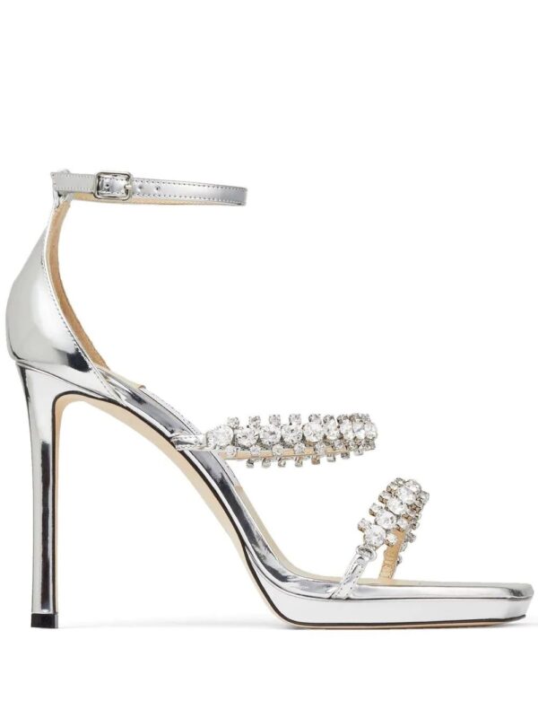 Jimmy Choo  Bing metallic 105mm sandals