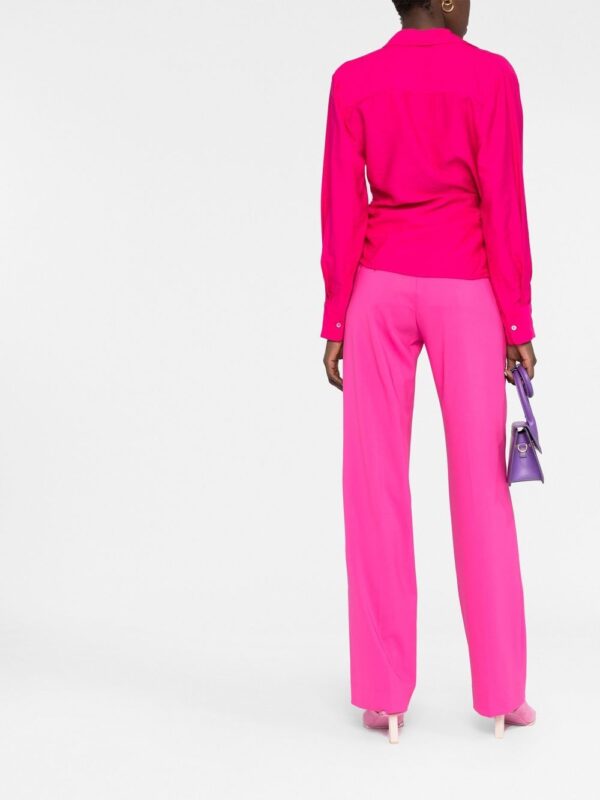Jacquemus  knot-detail long-sleeve shirt - Image 4