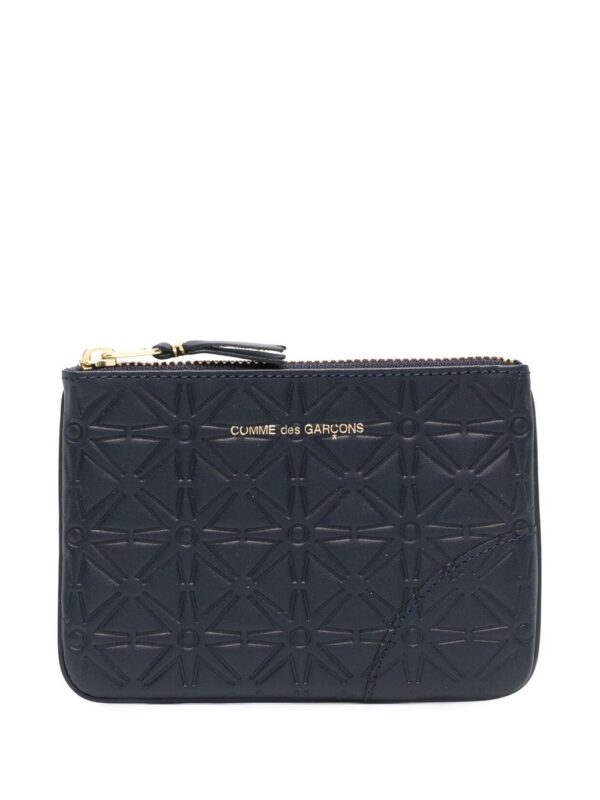 Comme Des Garçons Wallet  classic embossed-logo zipped wallet