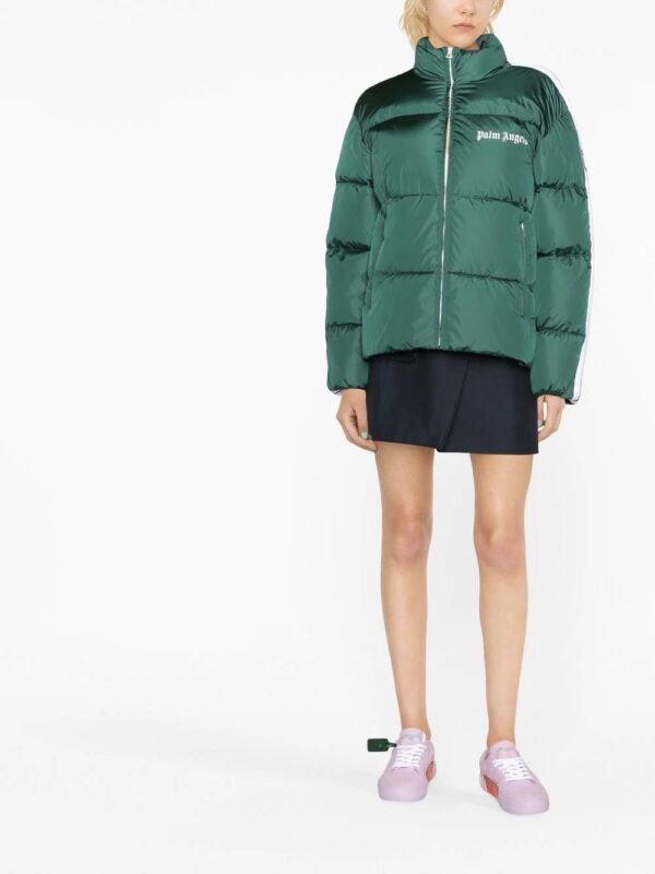 Palm Angels  logo-print padded jacket - Image 2