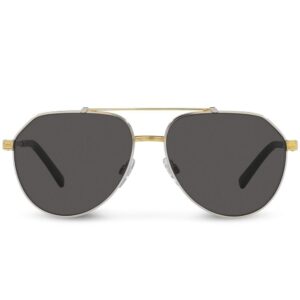 Dolce & Gabbana Eyewear pilot-frame logo sunglasses