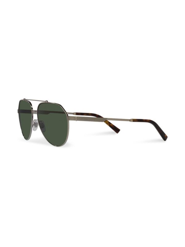 Dolce & Gabbana Eyewear Gros Grain pilot-frame sunglasses - Image 2