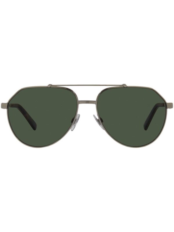 Dolce & Gabbana Eyewear Gros Grain pilot-frame sunglasses