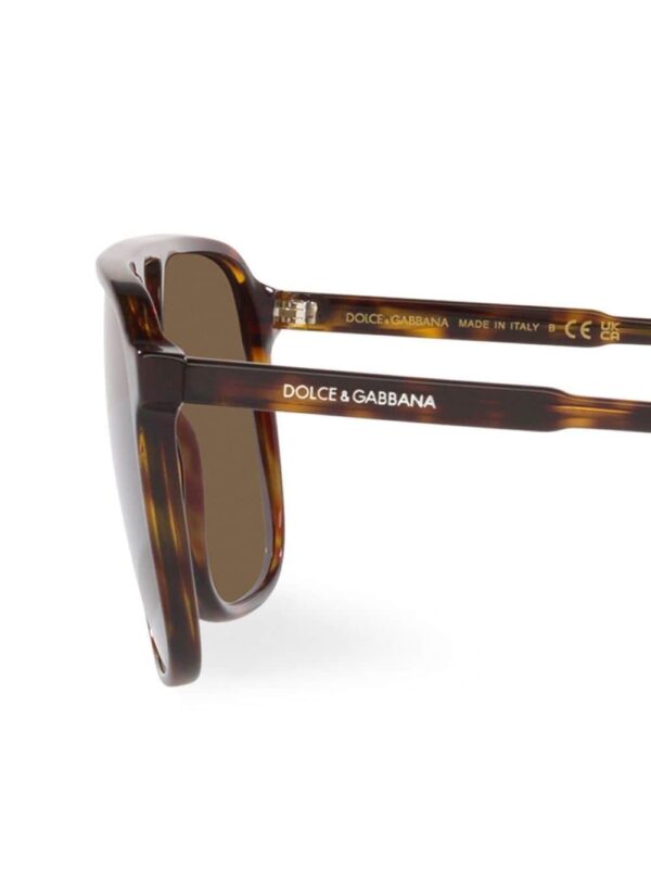 Dolce & Gabbana Eyewear logo-print oversized sunglasses - Image 3