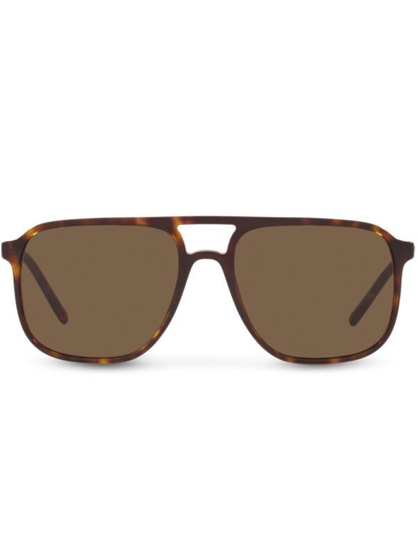 Dolce & Gabbana Eyewear logo-print oversized sunglasses