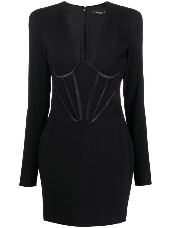 Versace corset-style minidress