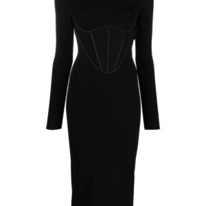 Versace corset-style midi dress