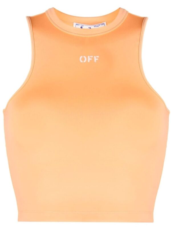 Off-White  Rowing crew-neck sleeveless top