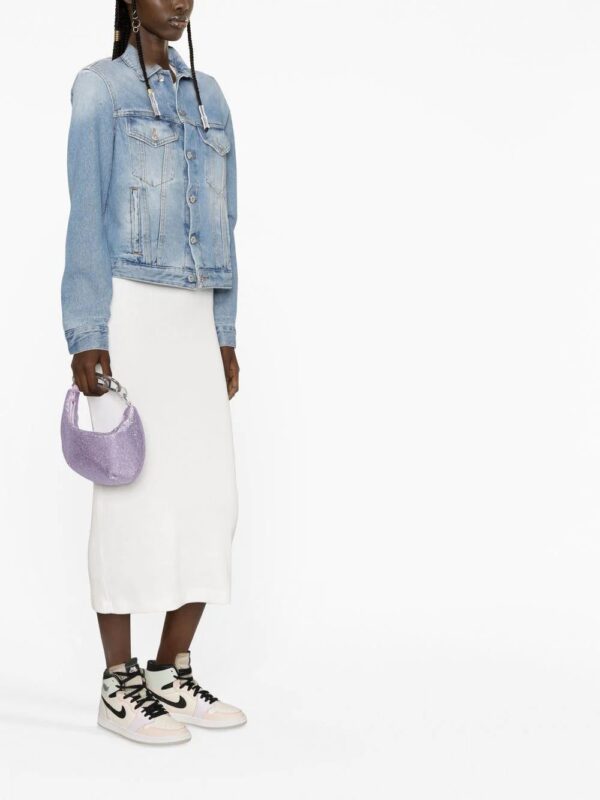 Off-White  Corporate logo-patch denim jacket - Image 4