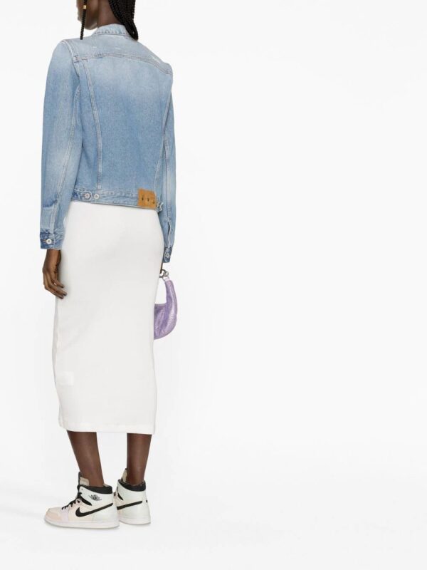 Off-White  Corporate logo-patch denim jacket - Image 3