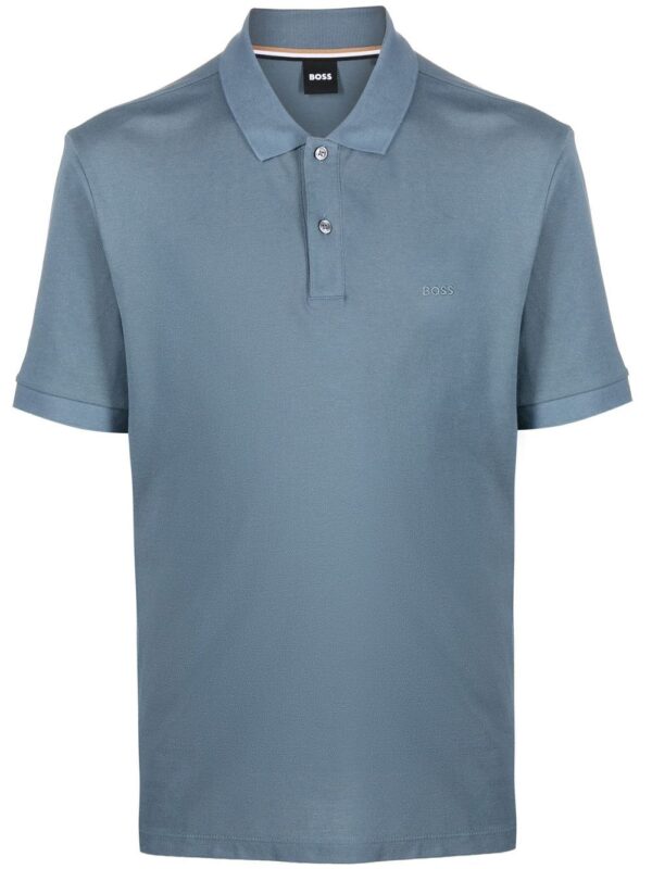 BOSS  short sleeved cotton polo shirt
