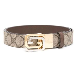 Gucci  Interlocking G-buckle reversible belt