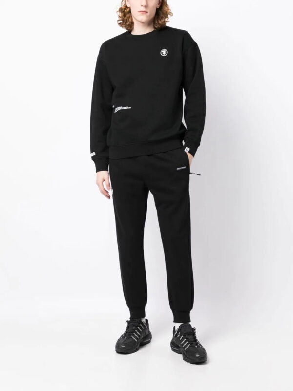 AAPE BY *A BATHING APE®  logo-patch track pants - Image 2