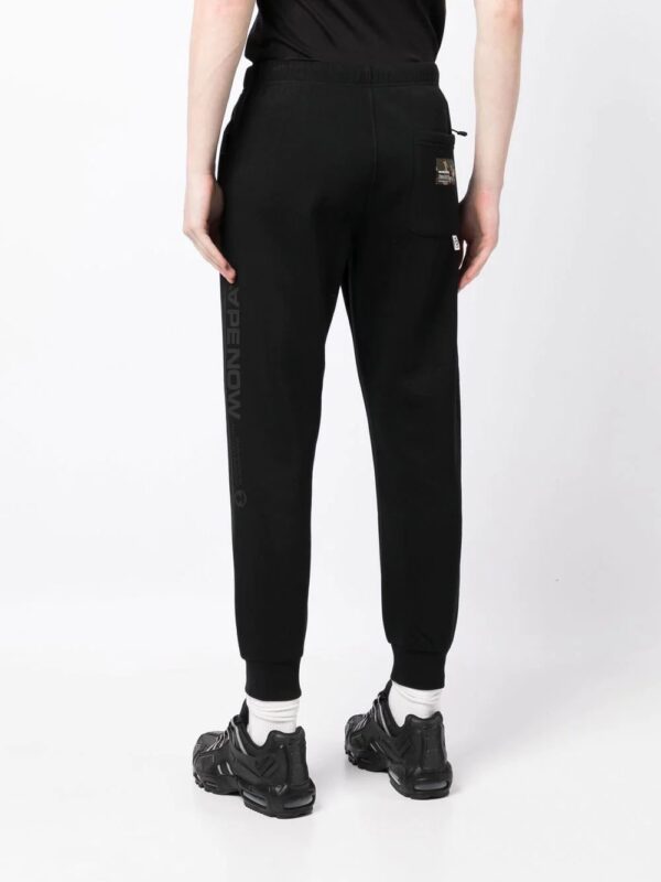 AAPE BY *A BATHING APE®  logo-patch track pants - Image 4