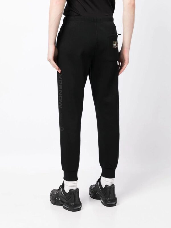 AAPE BY *A BATHING APE®  logo-patch track pants - Image 4