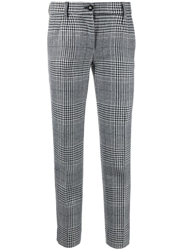 Dolce & Gabbana  virgin wool tartan trousers