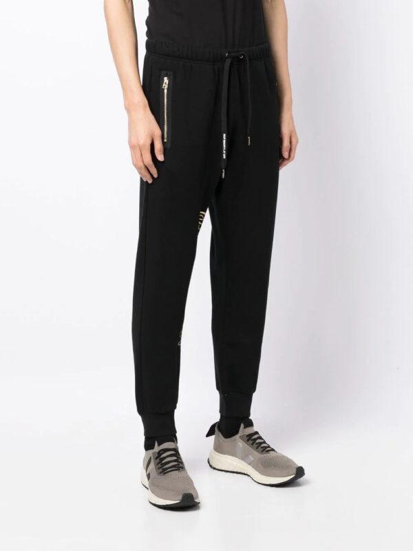 AAPE BY *A BATHING APE®  metallic-logo track pants - Image 3