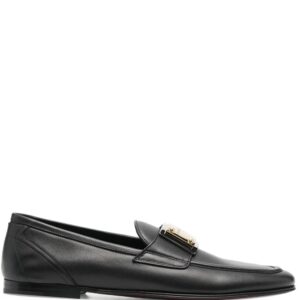 Dolce & Gabbana  logo-plaque leather loafers