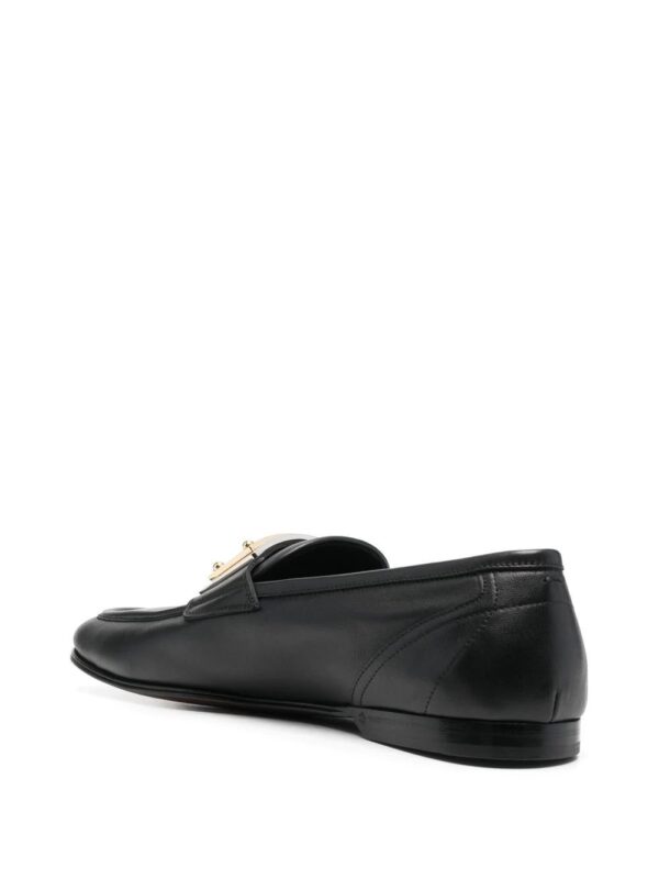 Dolce & Gabbana  logo-plaque leather loafers - Image 3