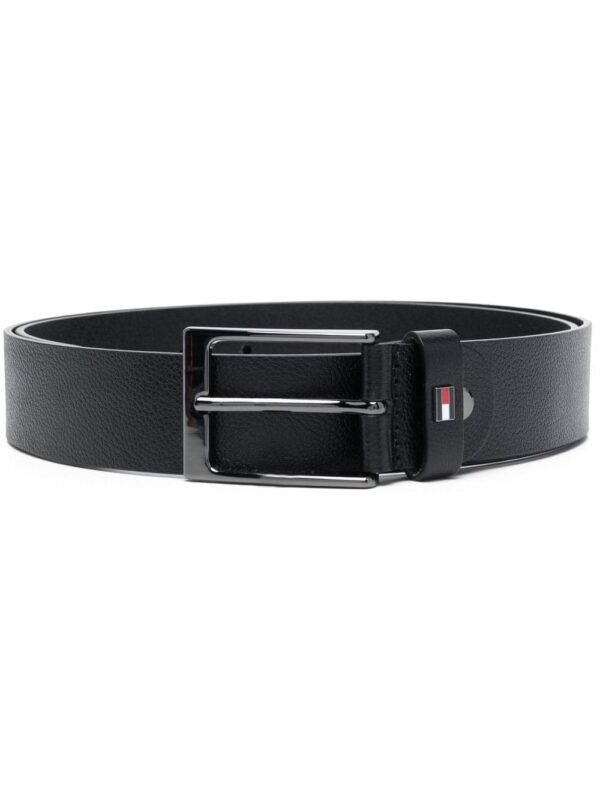 Louis Vuitton logo-plaque leather belt
