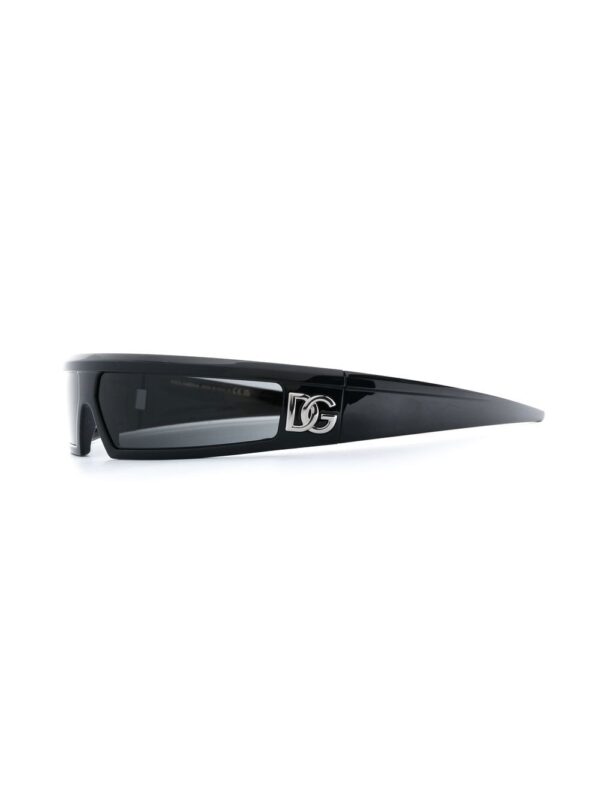 Dolce & gabbana  Eyewear logo-detail rectangle-frame sunglasses - Image 2
