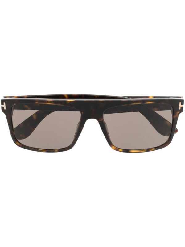Tom Ford Eyewear square-frame tortoiseshell sunglasses