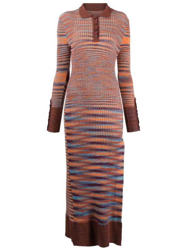Jacquemus  Zucca striped knit dress