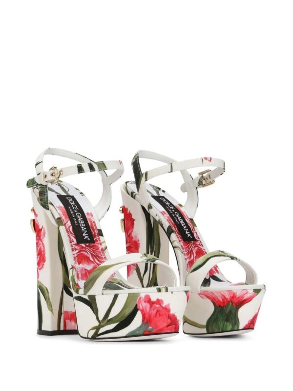 Dolce & Gabbana  floral-print platform sandals - Image 2