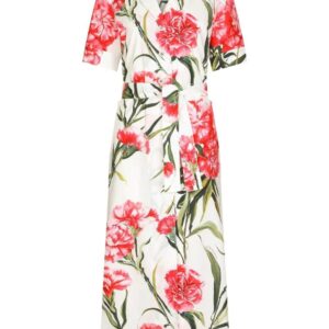 Dolce & Gabbana floral-print shirt dress