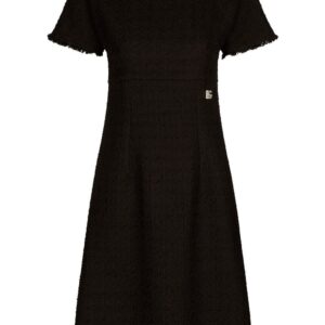 Dolce & Gabbana  short-sleeve tweed minidress