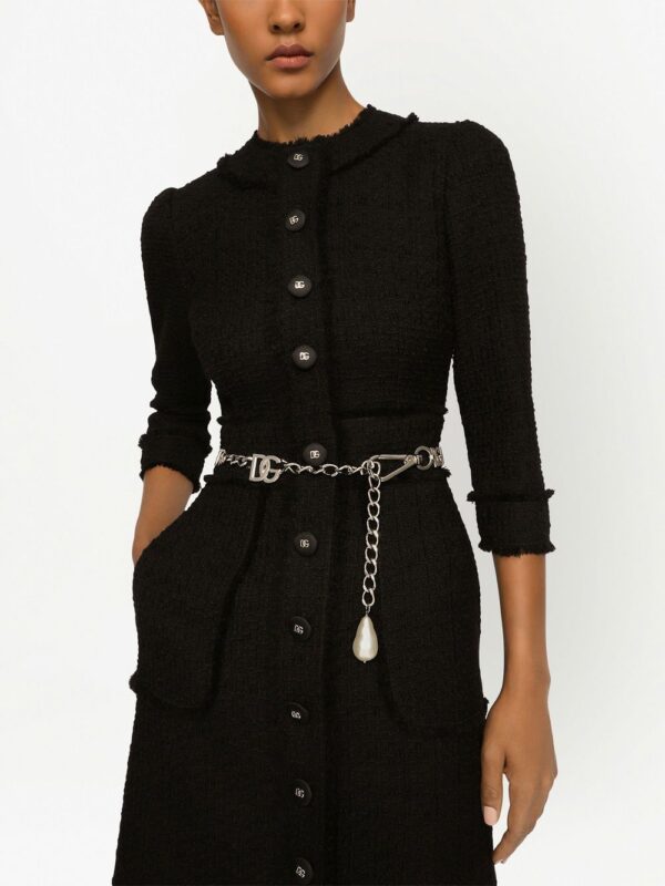 Dolce & Gabbana tweed midi dress - Image 2