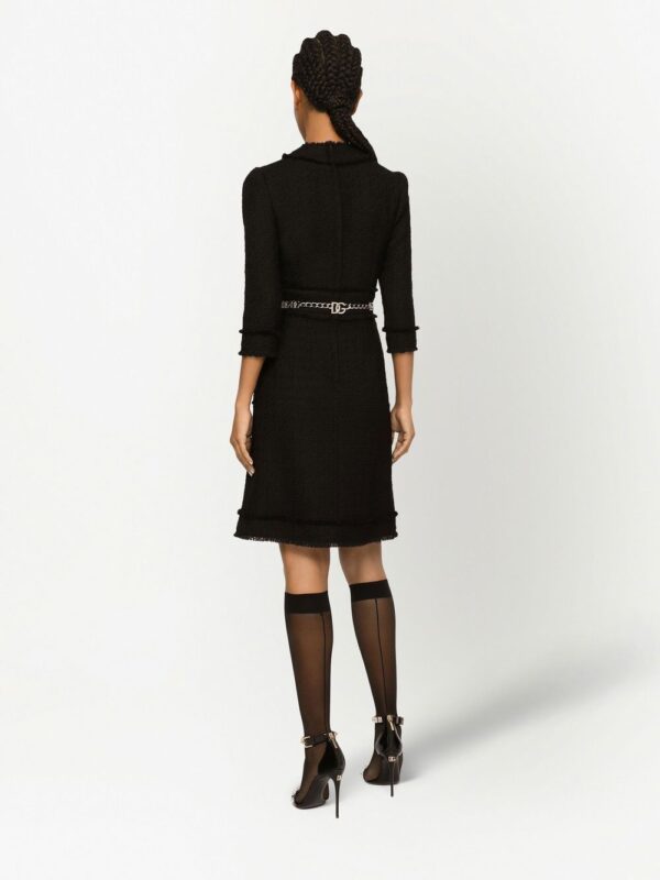 Dolce & Gabbana tweed midi dress - Image 3