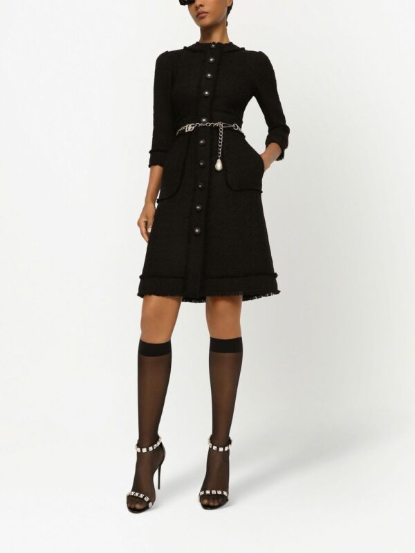 Dolce & Gabbana tweed midi dress - Image 5