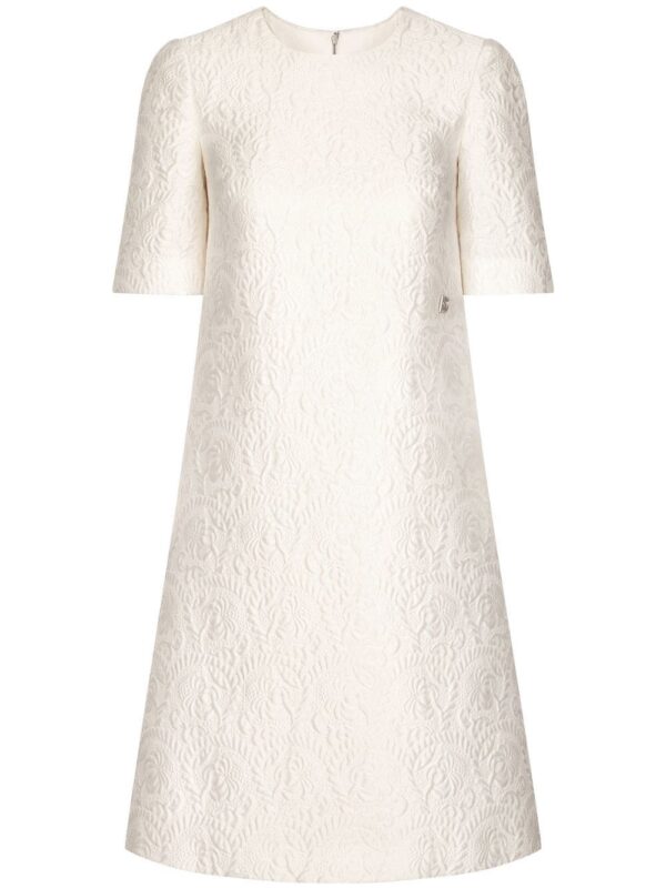 Dolce & Gabbana  floral-jacquard midi dress
