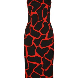 Dolce & Gabbana graphic-print sleeveless dress