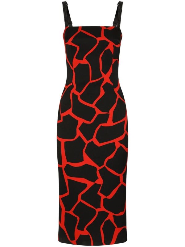 Dolce & Gabbana  graphic-print sleeveless dress