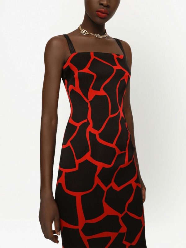 Dolce & Gabbana graphic-print sleeveless dress - Image 5