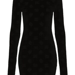 Dolce & Gabbana  thumhole-cuff long-sleeve dress