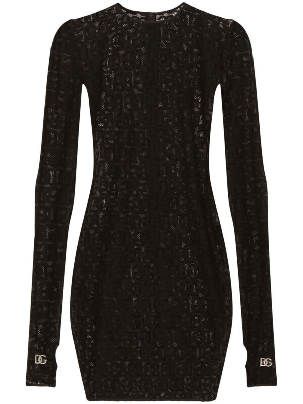 Dolce & Gabbana  DG-embroidered minidress