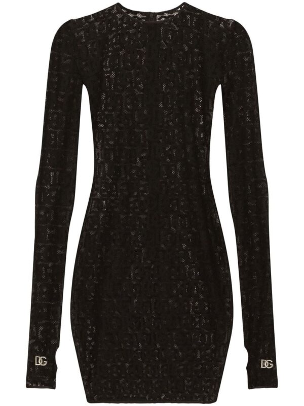 Dolce & Gabbana  DG-embroidered minidress