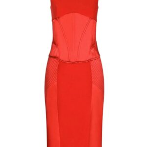 Dolce & Gabbana  panelled sleeveless midi dress