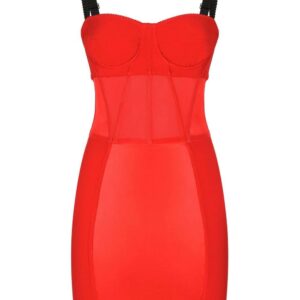 Dolce & Gabbana  silk corset mini dress