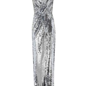 Dolce & Gabbana  draped sequin-embellished dress