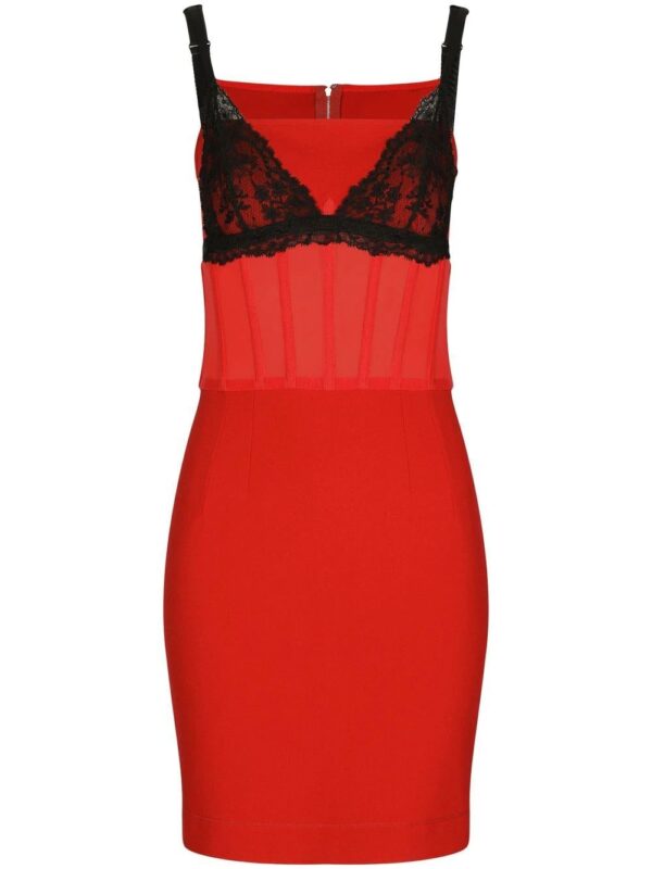 Dolce & Gabbana  lace-detail corset dress